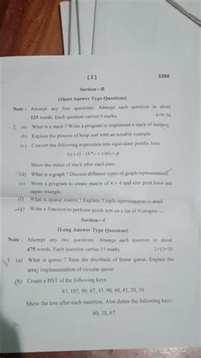 data structure. ..bca 3rd semester