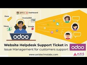 Website Helpdesk Support Ticket in Odoo, Issue Management for customers support in odoo apps