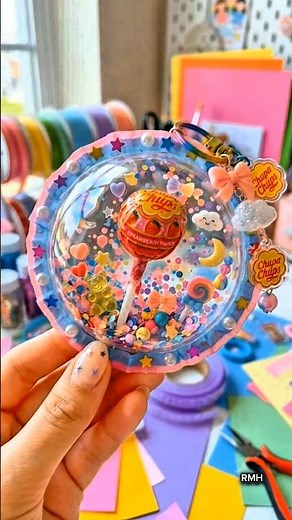 DIY Nano Tape Crafts 🍭 Amazing Chupa Chups Bubble Tutorial | Easy & Satisfying