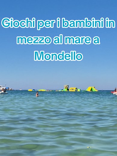 Gonfiabili a Mondello: giochi per bambini in mezzo al mare