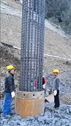 How Do Engineers Know a Pile Has Reached the Right Depth? 😳🏗️ #drivenpiles #construction