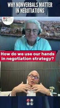 How do we use our hands in negotiation strategy?