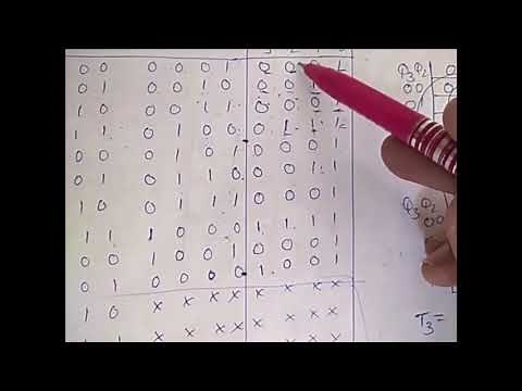 Synchronous Counter: Decade Counter Using T Flip-flops