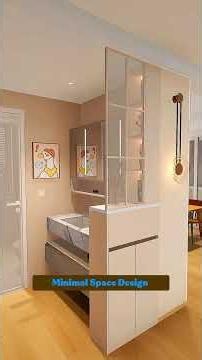 Modern Half-Wall Bathroom Design with Smart Storage & Mirror Cabinet Upgrade