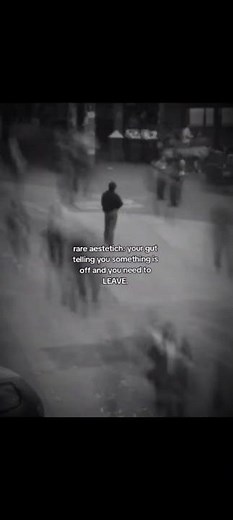 your gut telling you something is off and you need to LEAVE