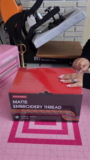 Super excited to try @richword.embroidery.expert matte threads 😍 #embroidery #embroideryapplique #embroiderymachine #embroiderytutorial | BGC Endless Creations