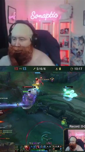 Cursed gragas cosplay #leagueoflegends #twitchstreamer #twitchclips