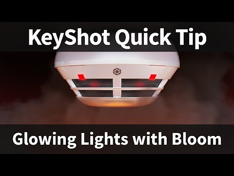 KeyShot Quick Tip: Glowing Lights with Bloom