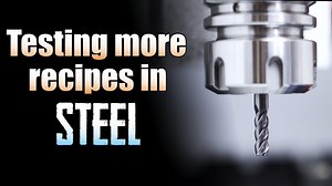 More steel cutting tests on the Benchtop Pro