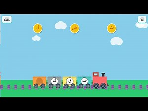 Educational Game Class: Interactive Game "Hijaiyah Train" Complete the Hijaiyah Letters in Sequence