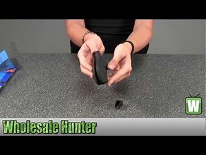 Hogue Rubber Grip for S&W J Frame Round Butt Bantam Grip 61000 Shooting Gaming Unboxing