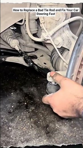 How to Replace a Bad Tie Rod and Fix Your Car Steering Fast #shortvideo #mechanic #automobile