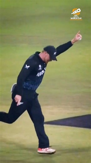 Muscle memory doing its thing for Glenn Phillips 😉 Watch New Zealand in action in the Super 8, #T20WorldCup broadcast details in our bio 📺 | ICC - International Cricket Council