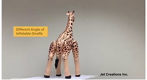 Watch Jet Creations Inflatable Giraffe Animals on Amazon Live