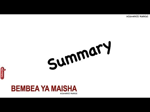 bembea summary full book | part 1 |
