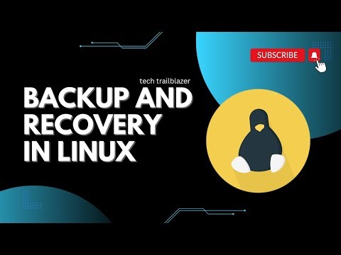 Backup and recovery in linux