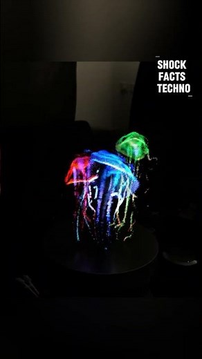 The first commercial holographic display is the Voxon Volumetric Display. #innovation #technology...