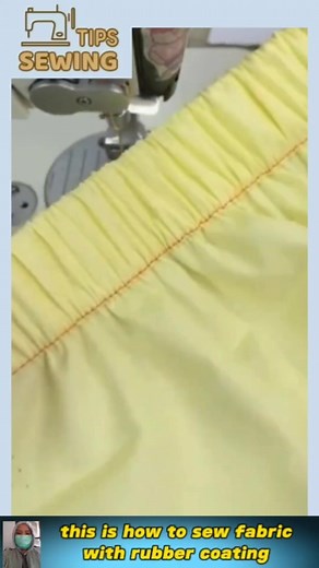 10K views · 168 reactions | How to sew fabric with rubber coating #sewing #tailor #reels | Sewing Tips | Facebook