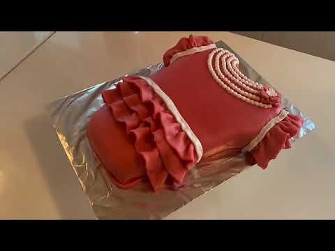 How To Make A Onesie Baby Girl Cake - Babyshower Cake Tutorial /Awesome Cakes4D Kitchen by Folashade