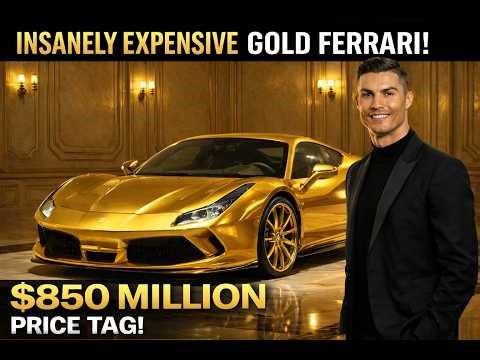 The $850 Million Process: Manufacturing the Ultra-Rare Gold Ferrari
