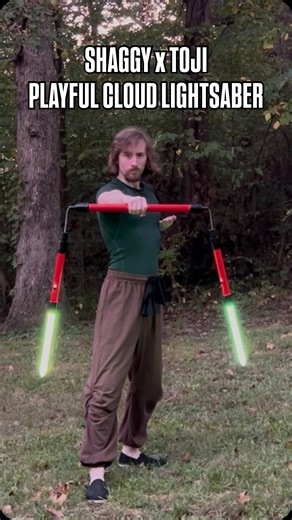 Star Wars and JJK crossover with the Playful Cloud lightsaber wielded by Shaggy Toji! #starwars #lightsaber #jjk #toji #shaggy | The Shaggy Sabersmith