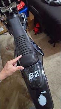 Custom Stunt Seat On My BombMoto B2 🔥 Dual Caliper Next