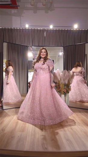 Dreamy Pink Bride Dress from Lovella Beauty