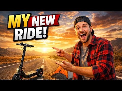 Taking the scooter cross country! (AI)