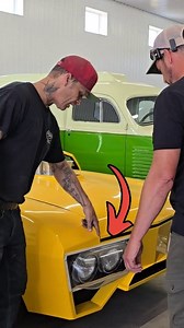 These hand formed bubbletop headlights were made in a kitchen oven set at 375 for 30 minutes 🤯 | Bad Chad