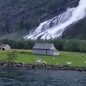 Waterfalls are pretty wild during spring in Norway | Aurora Borealis Observatory