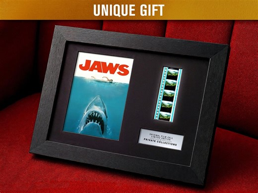 JAWS (1975) Authentic 35mm Film Cells | LED Frame & Mat Board Options | Classic Thriller Movie Memorabilia | Unique Wall Art Fan Gift - Etsy UK