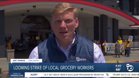 Local grocer union members rally as final bargaining period begins with companies