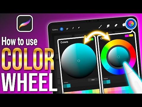 How To Use Color Wheel In Procreate - Change Colors And Finger Gesture Tips