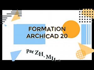 ARCHICAD - L'outil toiture .Leçon 30