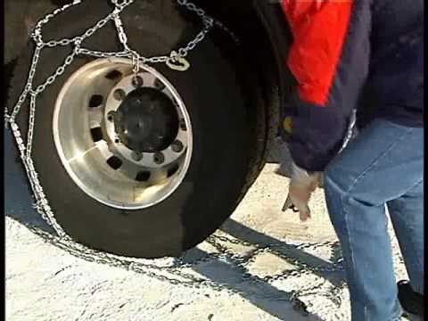 LKW Schneekette ohne Aufziehketten