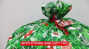 Sofier 3pcs Large Christmas Gift Bags 36"x36" Holiday Gift Wrap Jumbo Christmas Bags for Gifts Giant Sacks for Presents Big Xmas Plastic Gift Bags