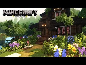 How to build a Fairy Cottage 🦋 | Minecraft Tutorial | NO Mods or CITs