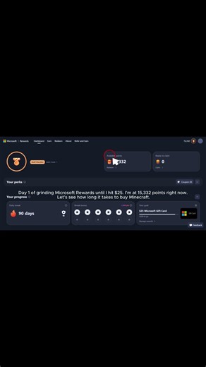 Microsoft Rewards Challenge — Day 1