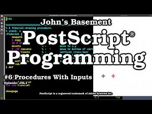 Postscript #6 Procedures With Input Argments