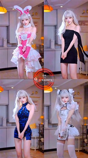 Ziping Yin & Bunny Girl Showcase Cute Outfit ❤️😍 Naraka Bladepoint Cosplay 🐰 Bunny Girl Cosplay