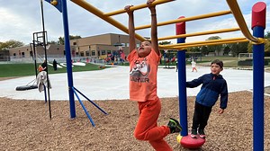 After 2 years without one, this Novi elementary school adds Ninja Warrior-style playground