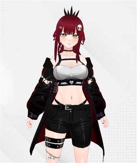 Original 3D Model "rikka" Vroid - Etsy