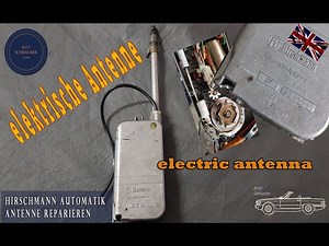 Hirschmann automatic antenna repair - Structure of an electrical antenna