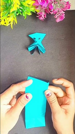 origami paper alien jumping ll#uniquecraft #diy# #craftyhome