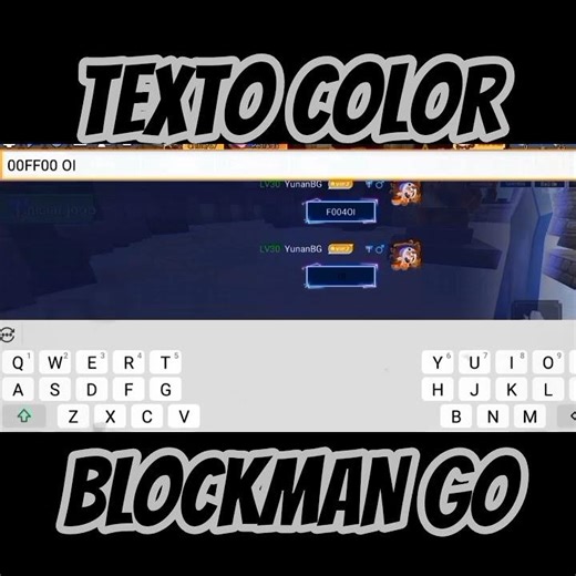 TEXTO COLOR BLOCKMAN GO