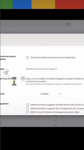 Enable Google Drive offline mode
