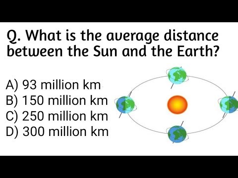 Sun to Earth Exact Distance Explained | Space Science GK