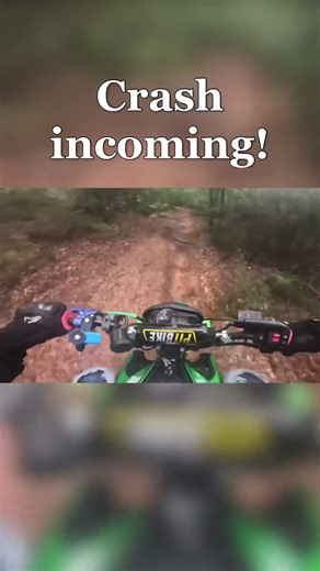 I crashed the z-125 trail riding🥲 #z125 #kawasaki #trailriding #dirtbike