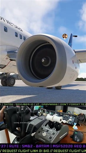 🛩 CFM LEAP 1B ⚠️ engine startup whale sound 737 MAX 8 #cfmleap #aviation #msfs2020