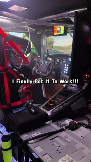 We are finally back on track to setting the sim rig on fire. Crazy how one little thing can cause so many problems. #simracing #simulator #itworks #arduino #gamingsetup